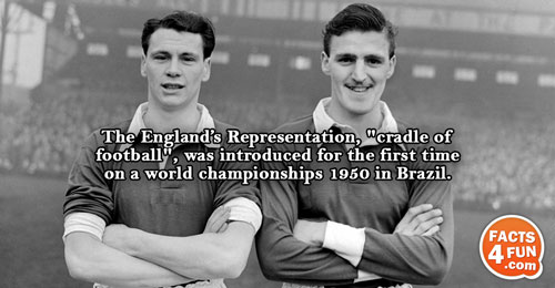 The England’s Representation, the cradle of football, was introduced for the first time on a world